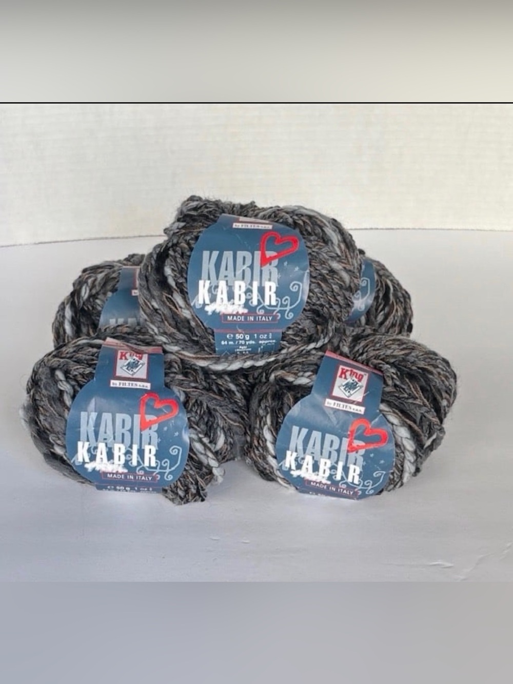 NWT! King Filtes Yarns Kabir | 5 Skeins